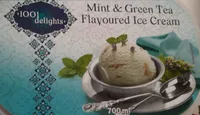 Mint Green Tea Flayoured Ice Cream
