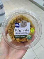 Bulgursalad Bohne und Olive