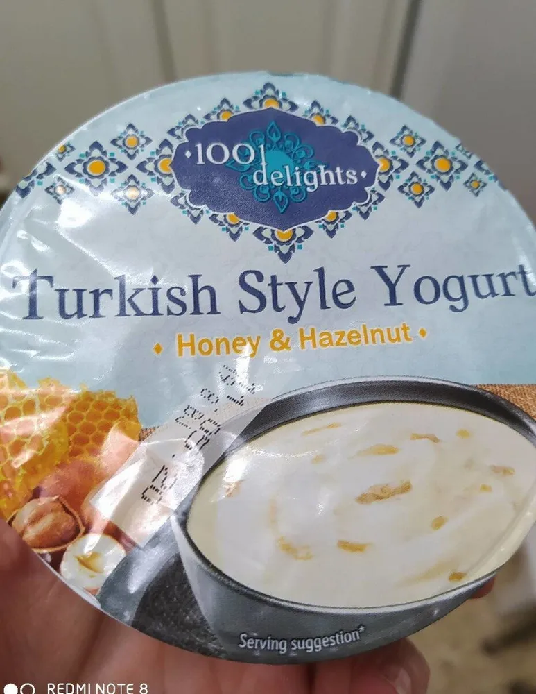 Turkish style yogurt honey & hazelnut