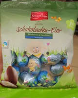 Gefüllte Schokoladen-Eier Milchcreme Haselnuss
