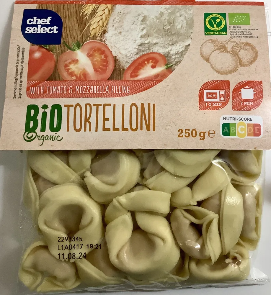 Tortelloni : tomate & mozzarella