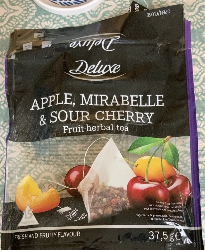 Apple, mirabelle & sour cherry (fruit-herbal tea)