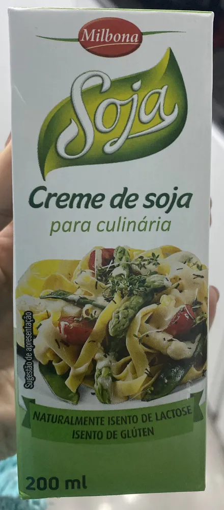 Soja Creme de soja para culinária