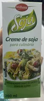 Soja Creme de soja para culinária