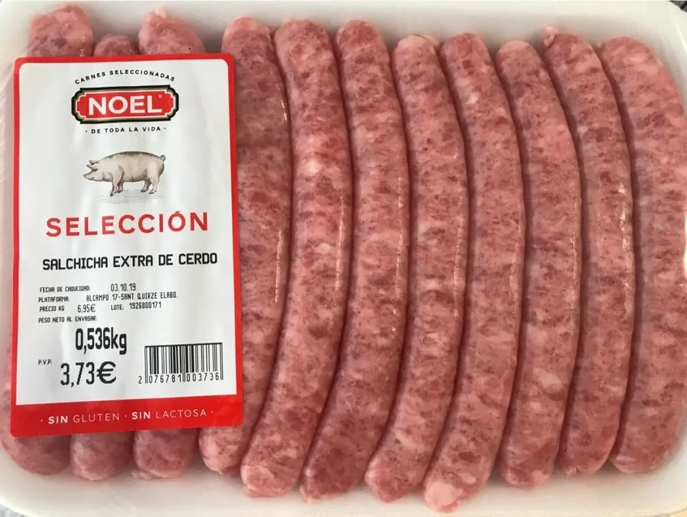 Salchicha extra de cerdi