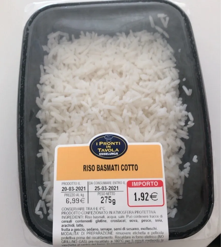 Riso basmati cotto