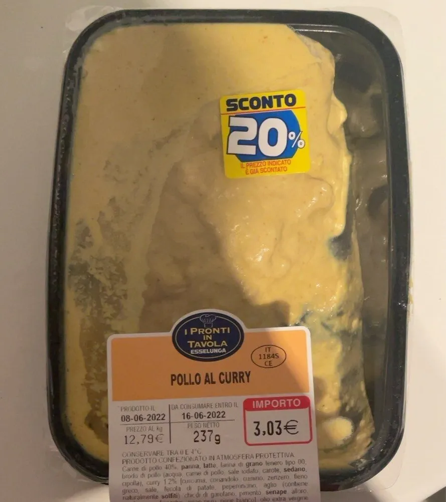 Pollo al curry