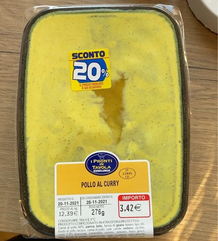 Pollo al curry