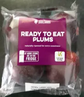 Ready to eat plums
