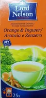 Te verde aromatizzato arancia e zenzero