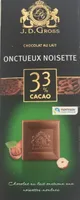 Chocolat au lait onctueux noisette