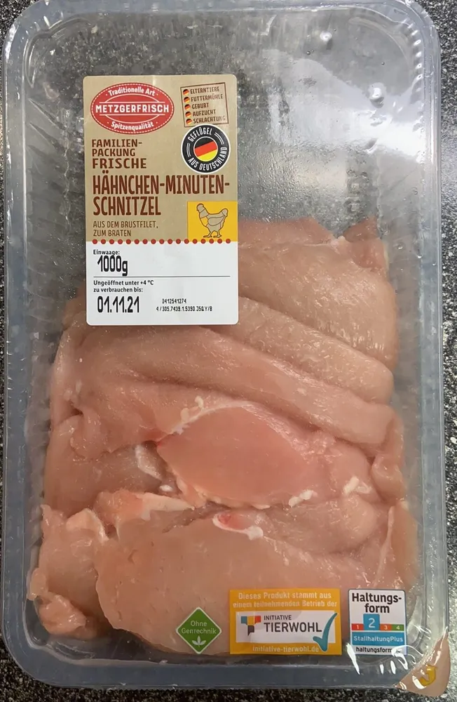 Hähnchenminutenschnitzel