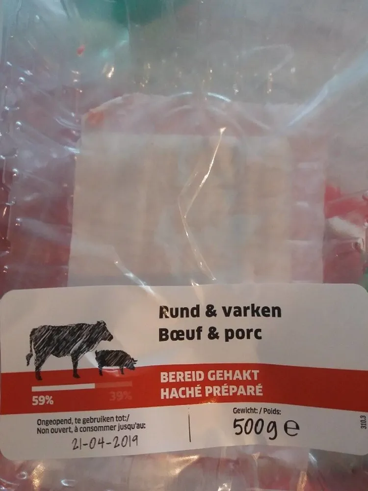 Haché préparé Boeuf et Porc