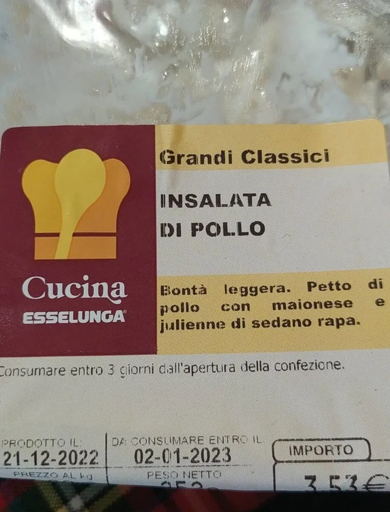 Insalata di pollo
