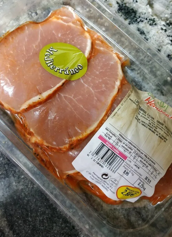 Lomo adobado sabor mediterráneo