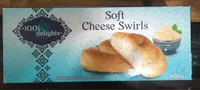 Soft cheese swirls