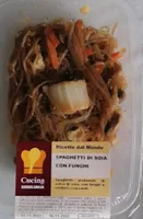 Spaghetti di soia con funghi