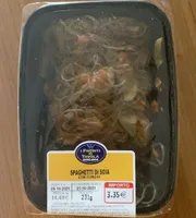 Spaghetti di soia con funghi