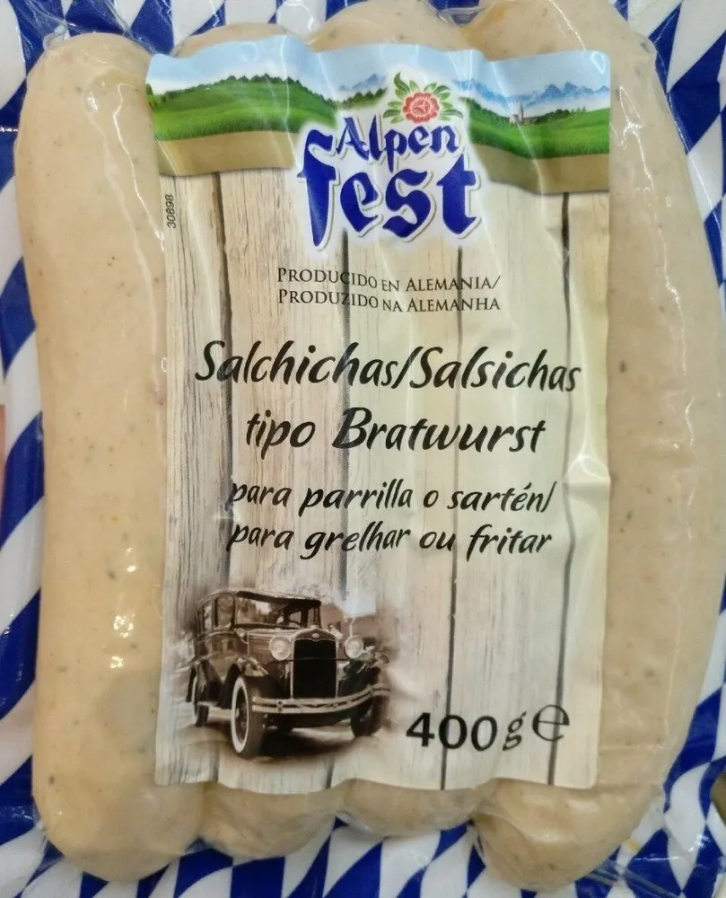 Salchichas tipo Bratwurst