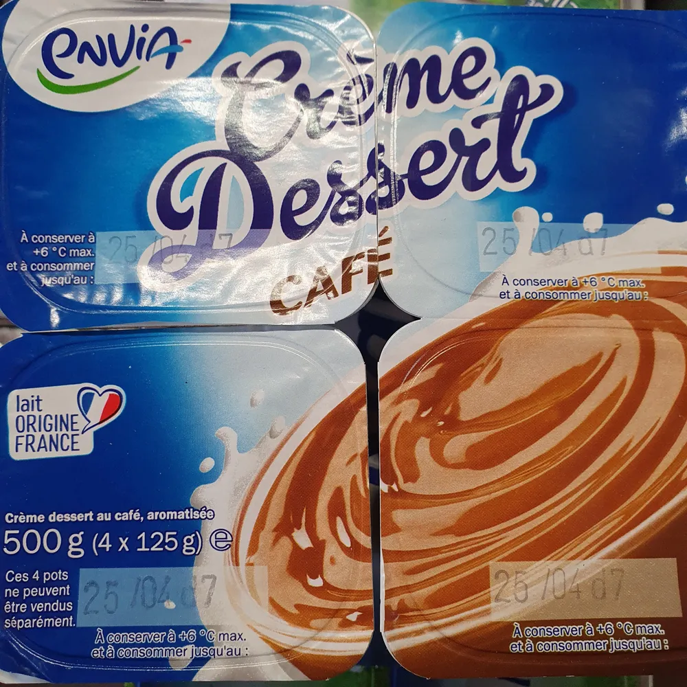 Crème dessert Café