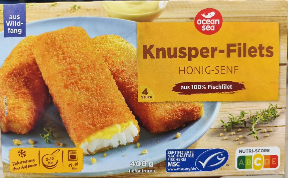 Knusper-Filets Senf-Honig