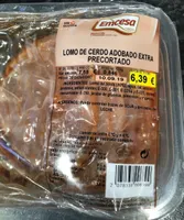 Lomo de cerdo adobado extra precortado