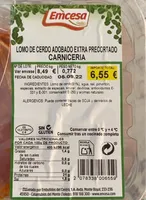 Lomo de cerdo adobado extra precortado