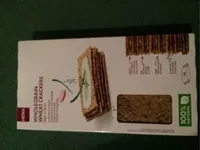 Wholegrain wheat crackers