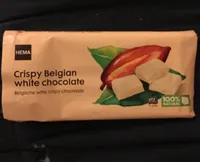 Crispy belgian white chocolate
