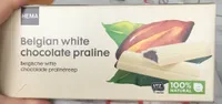 Barre de chocolat blanc praline