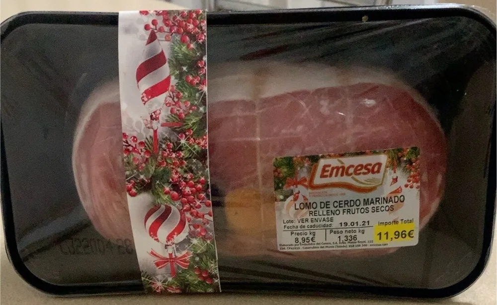 Lomo de cerdo marinado