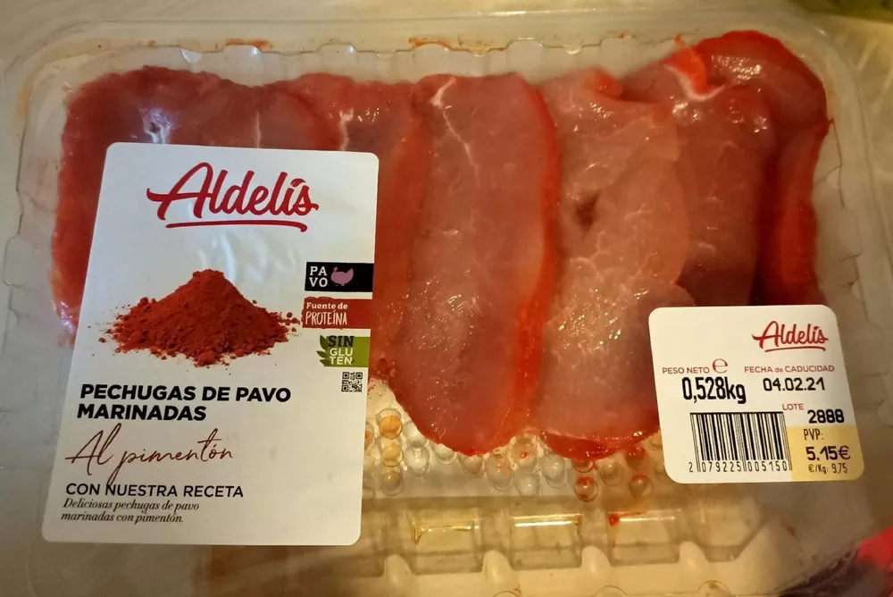 Pechugas de pavo marinadas