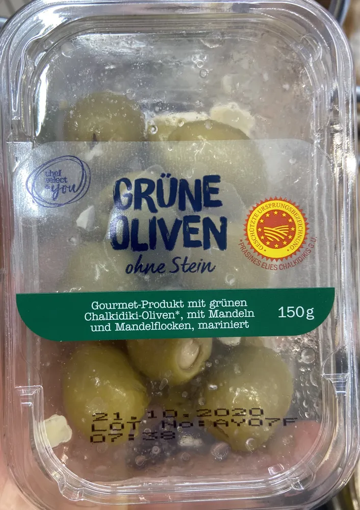 Grüne Oliven