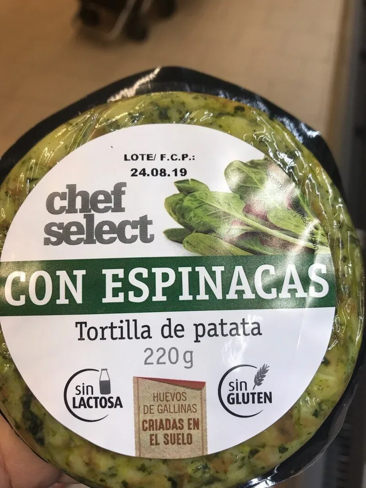 Tortilla aux epinards