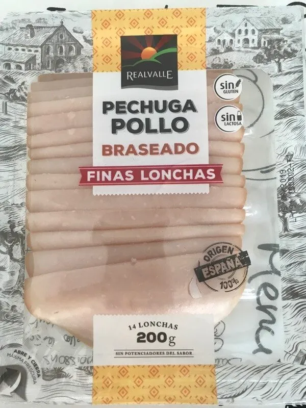 Pechuga pollo braseado
