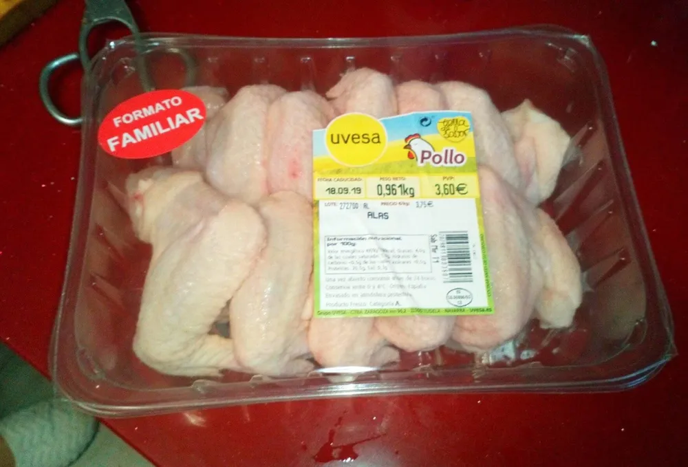 Alas de pollo