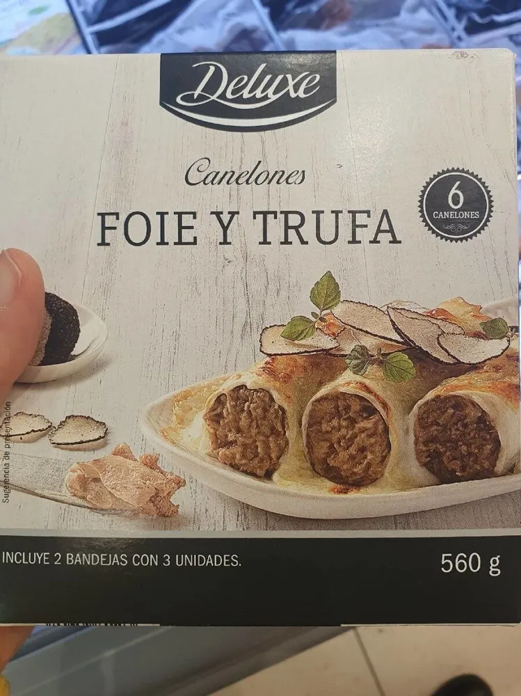 Canelones Foie y trufa