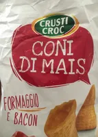 Coni di mais formaggio e bacon