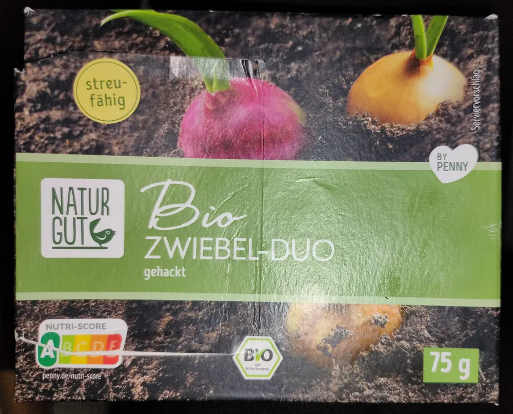 Bio Zwiebel-Duo, gehackt