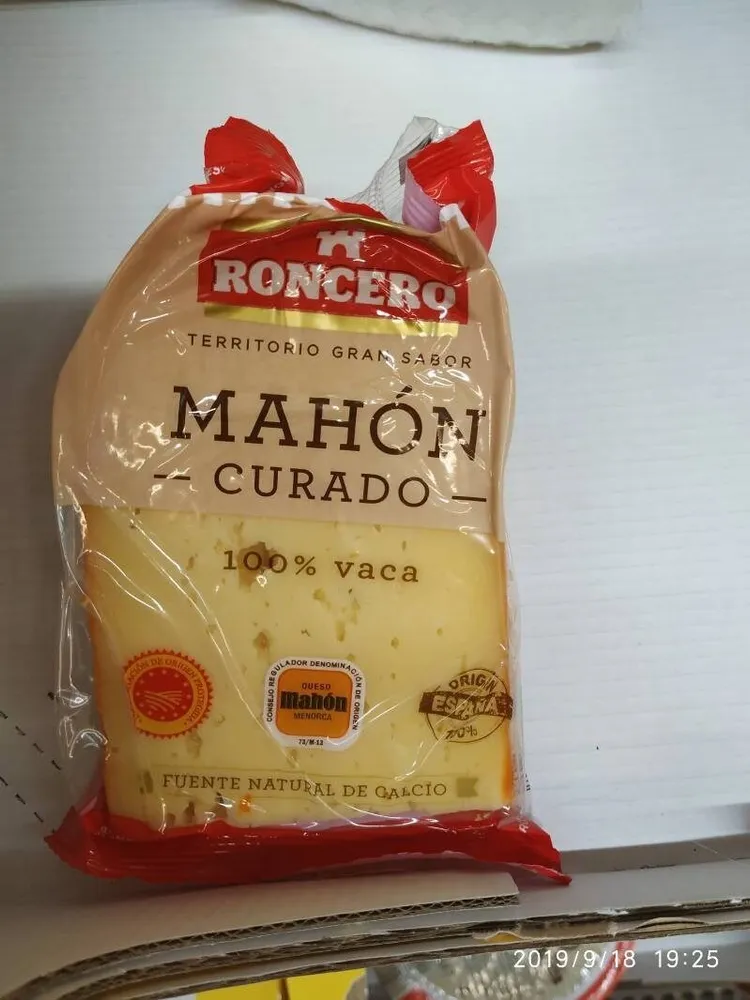 Mahon curado vaca