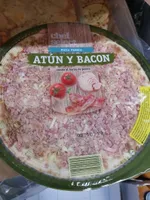 Pizza atún y bacon