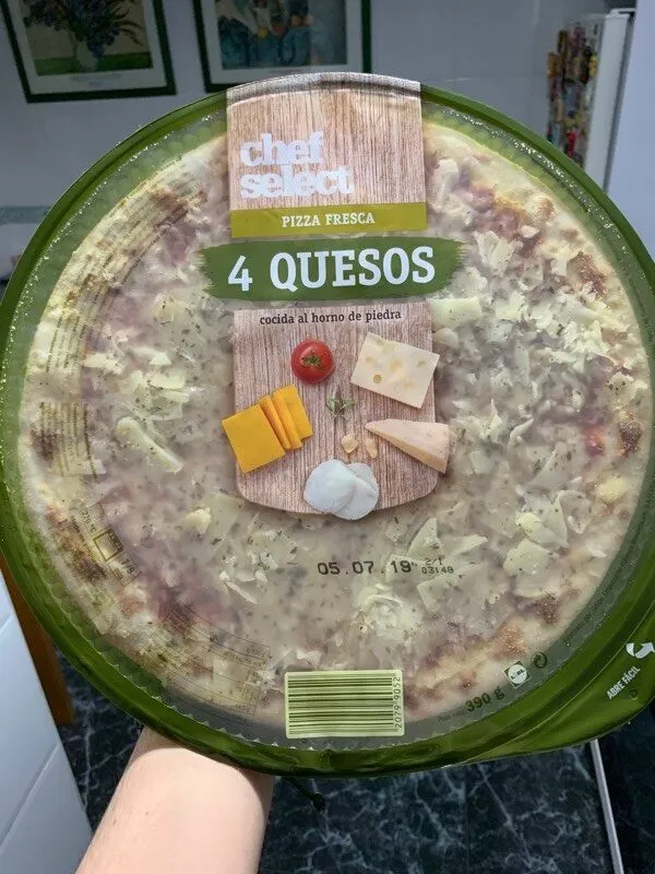 Pizza 4 quesos
