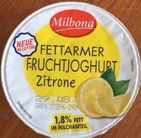 Fettarmer Fruchtjoghurt Zitrone