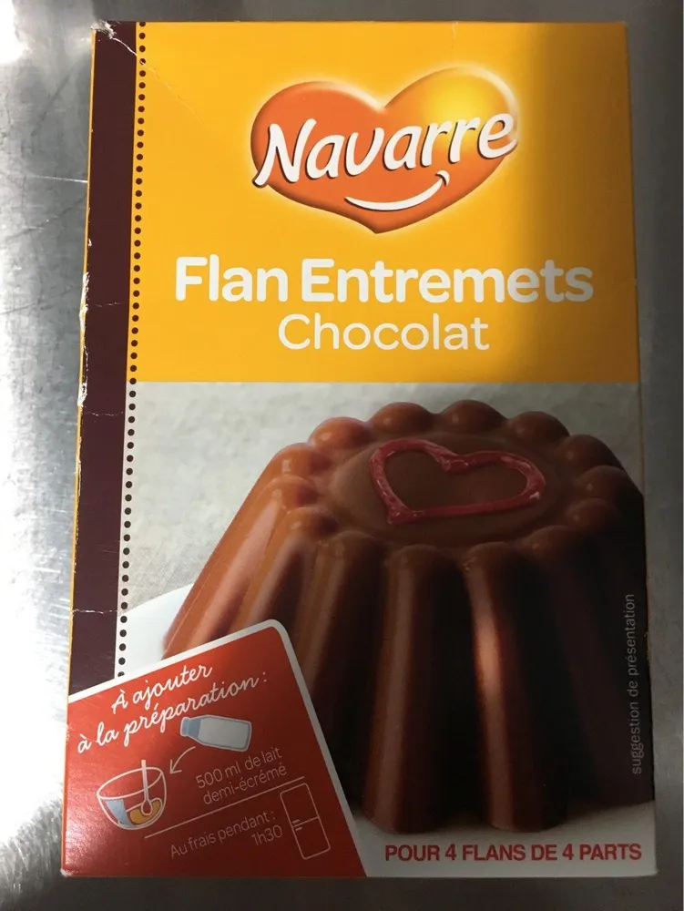 Flan entremets