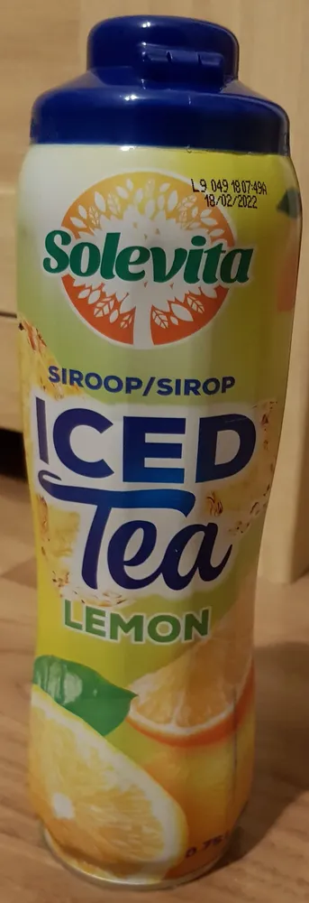 Sirop iced tea lemon