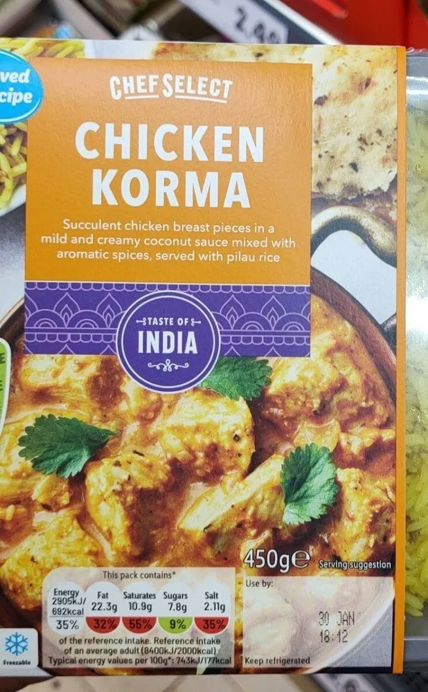 Chicken korma