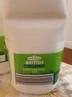 British organic semi skimmed milk