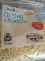 Grated cheddar