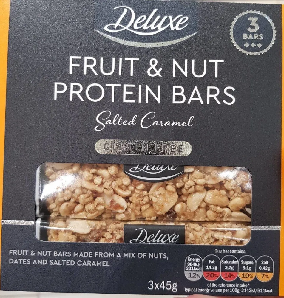fruit&nut protein bars