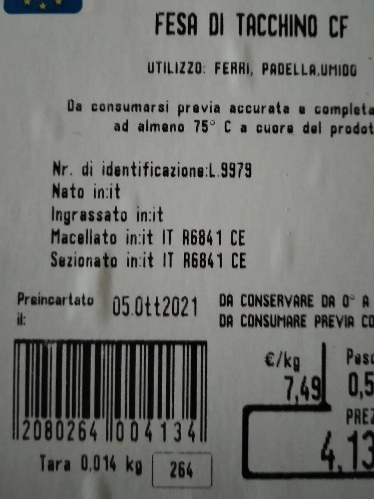 Fesa di tacchino